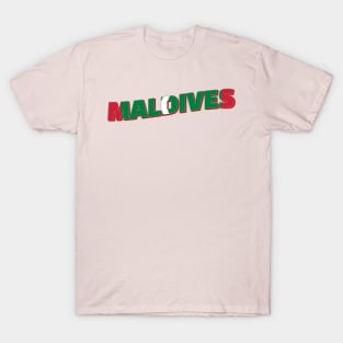 Maldives Vintage style retro souvenir T-Shirt